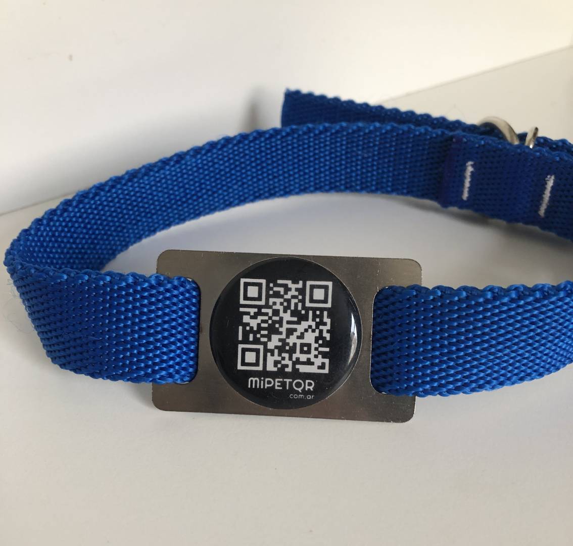 Pasador QR cerrado BLANCO p/collar 2 cm