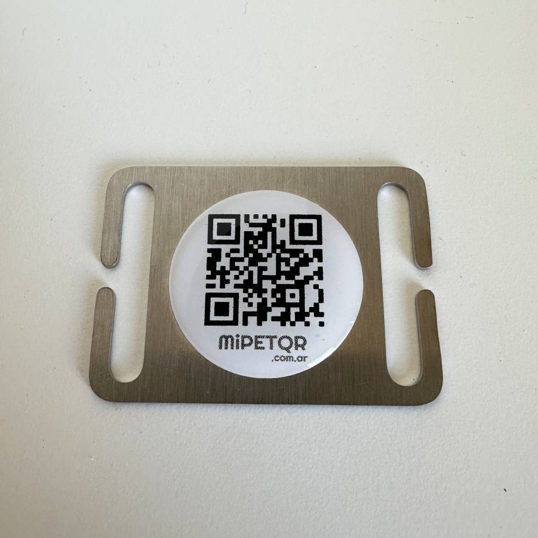 Pasador QR BLANCO Abierto p/collar 3 cm