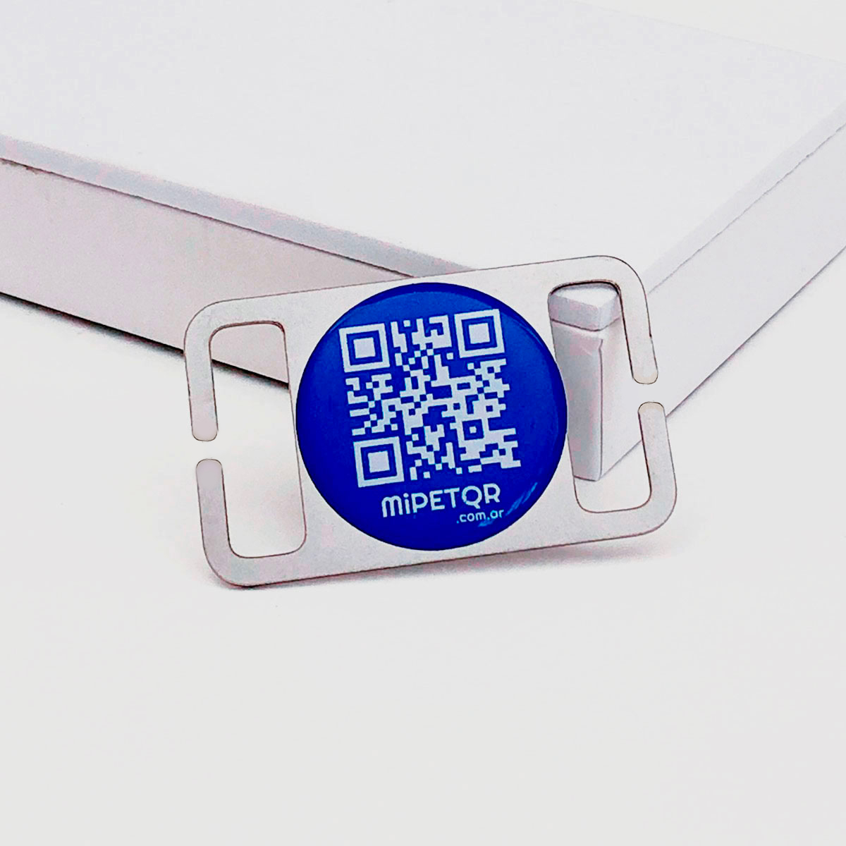 Pasador QR AZUL Abierto p/collar 1,5 cm