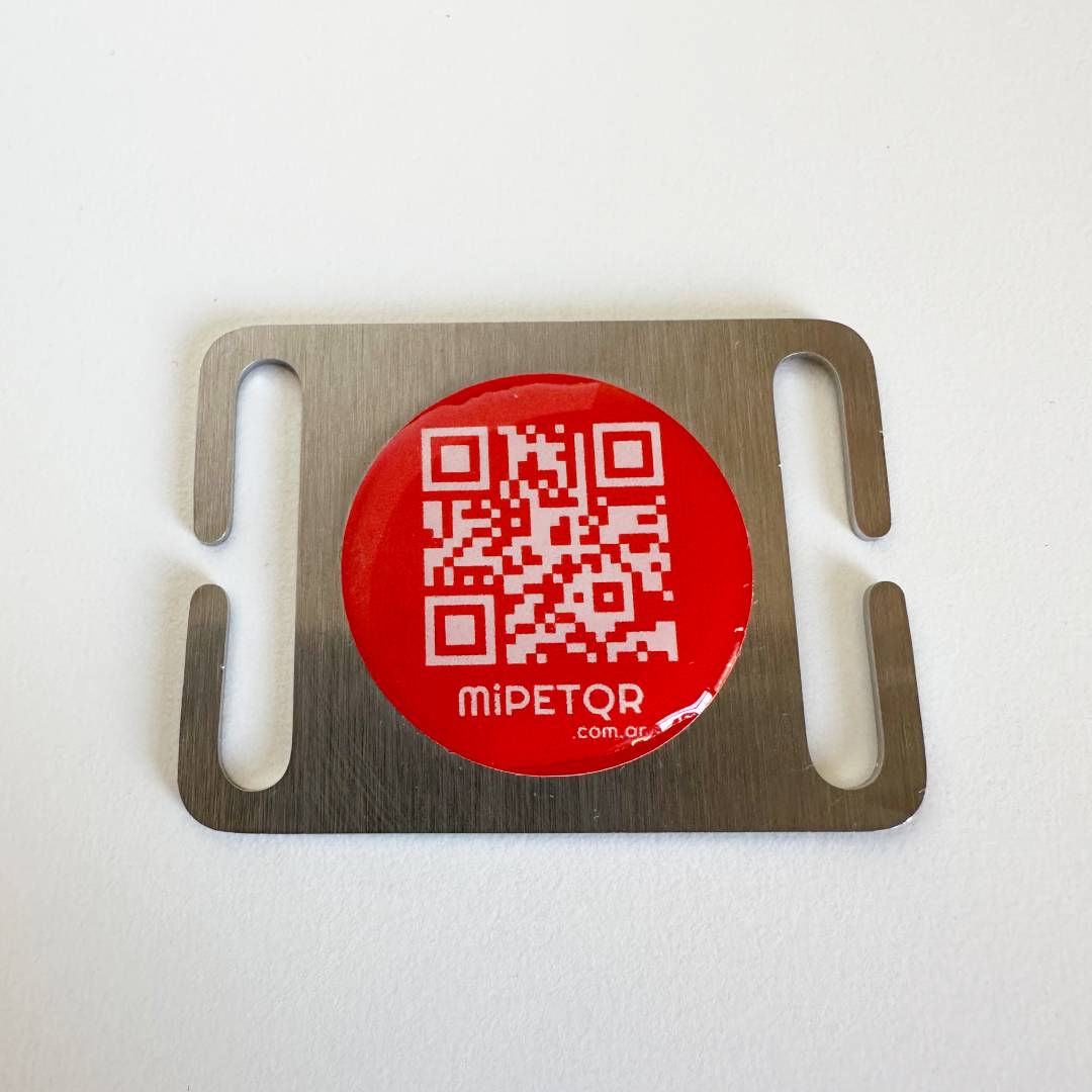 Pasador QR ROJO Abierto p/collar 3 cm